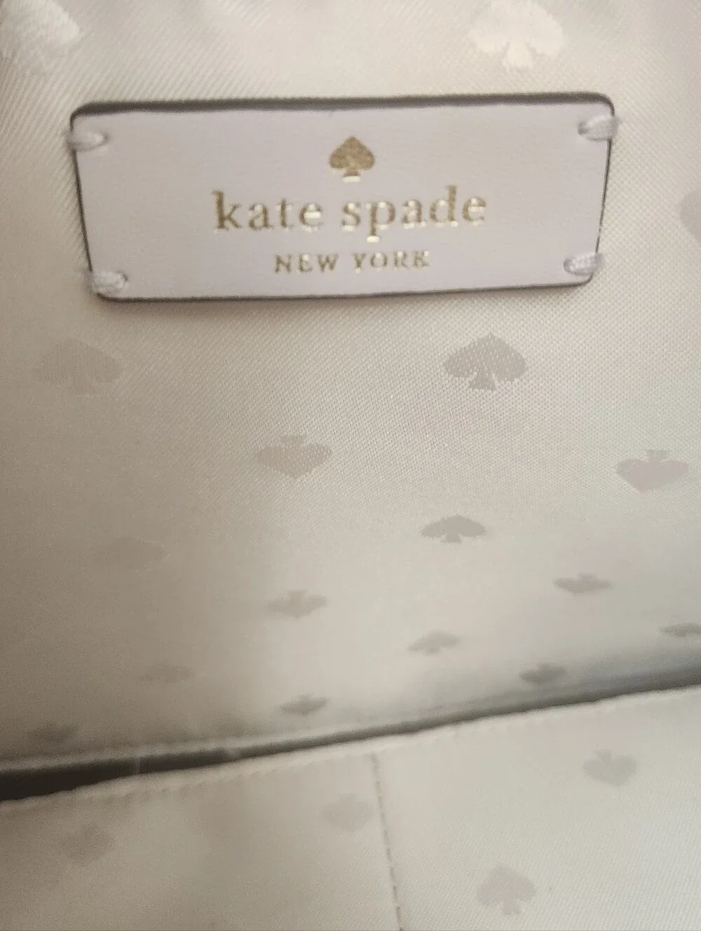 kate spade Pale Purple Nylon Diaper Bag with Many Pockets